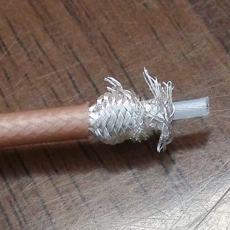 进口特氟龙镀银线同轴线RG316D双屏蔽超密屏蔽网SFF50-1.5双屏蔽