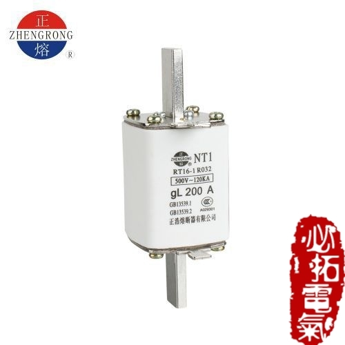 NT1 square tube knife type contact fuse body is melting Zhenghao 500V 200A 250A 160A 100A