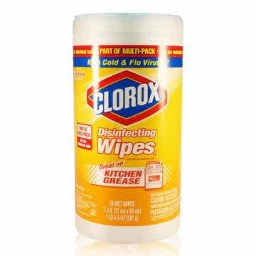 Clorox 清洁杀菌湿纸巾(柠檬香)-78抽台湾官网直邮进口