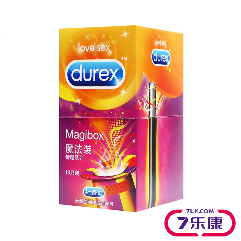 杜蕾斯魔法情趣避孕套大号18只 螺纹g点高潮刺激安全套成人性用品