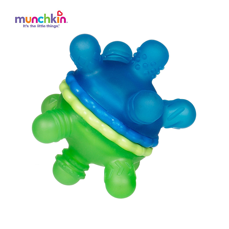 Munchkin/麦肯齐 旋转球磨牙玩具 牙胶 宝宝磨牙玩具 美国直邮