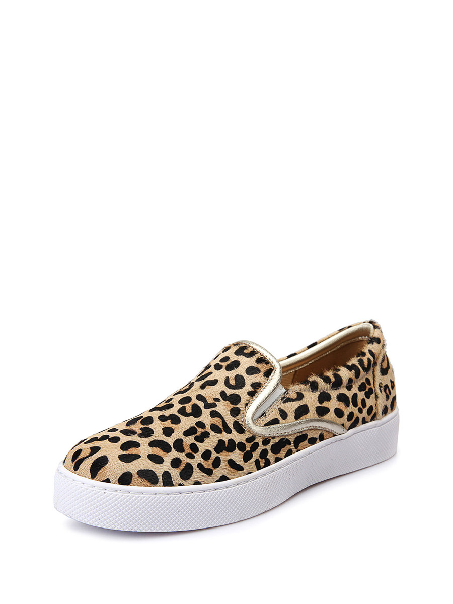 Lucky Ozasec 豹纹绒面经典休闲单鞋