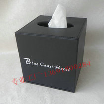 皮质抽纸盒现货现货纸巾盒家用皮艺卷纸盒酒店客房皮具抽纸盒特价