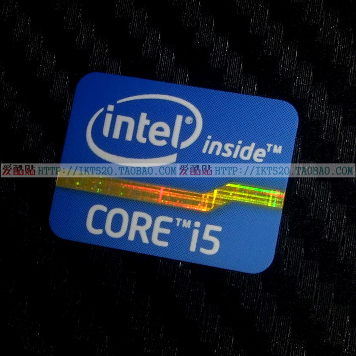 New Original i5 Notebook Sticker Intel Performance Label Second Generation i5 Sticker i5 Computer Label Sticker