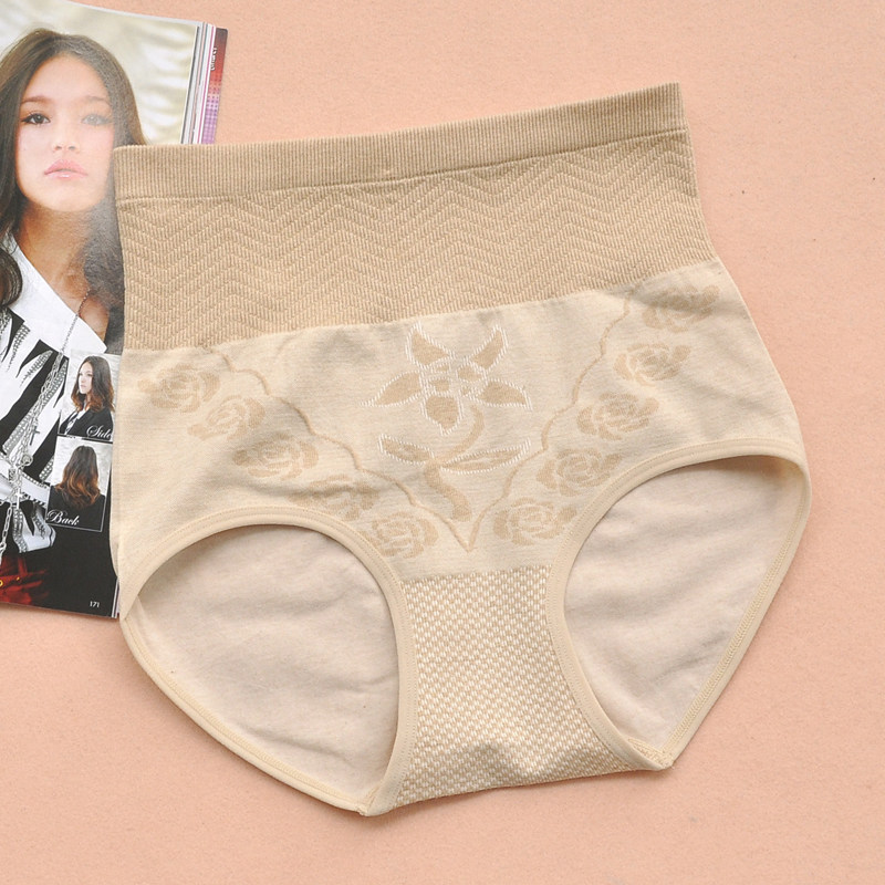 Choose 5 large size cotton cotton high waist belly lift hip women's underwear body shaping underwear women's trousers