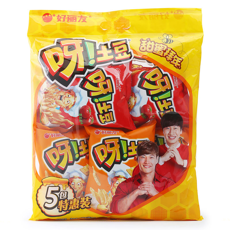 天猫超市】好丽友 呀！土豆五连包70gx5包/组 零食