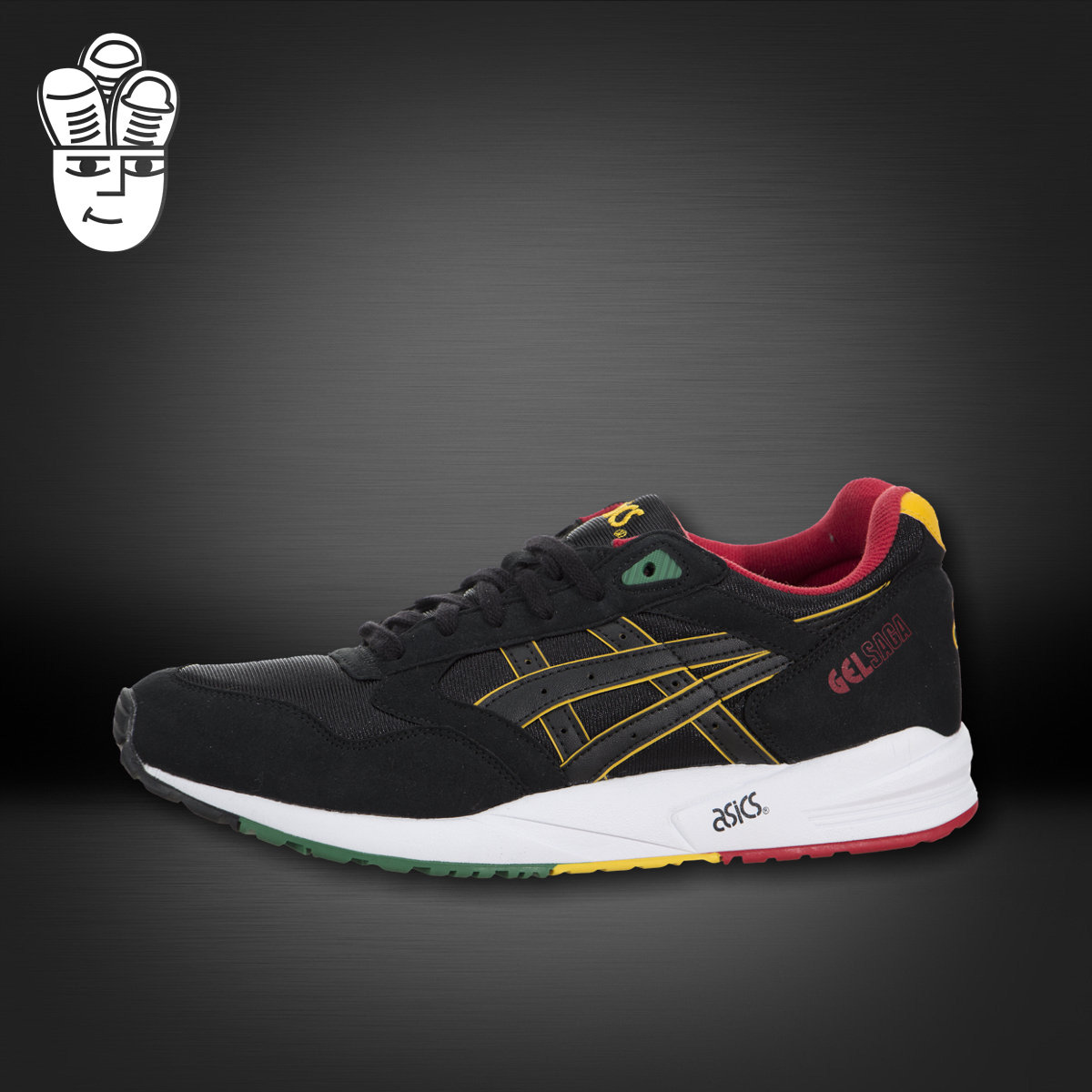 亚瑟士 Asics GEL-Saga 爱世克斯 男子低帮复古跑鞋 运动休闲鞋