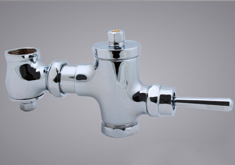 Full copper horizontal telescopic large pull to flush valve stool time-lapse self-closed hand-press flush valve
