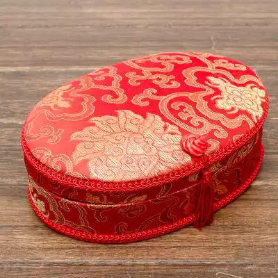 Dowry set wedding supplies wedding needlework box set high-grade brocade sewing bag hundred children thousand Sun box