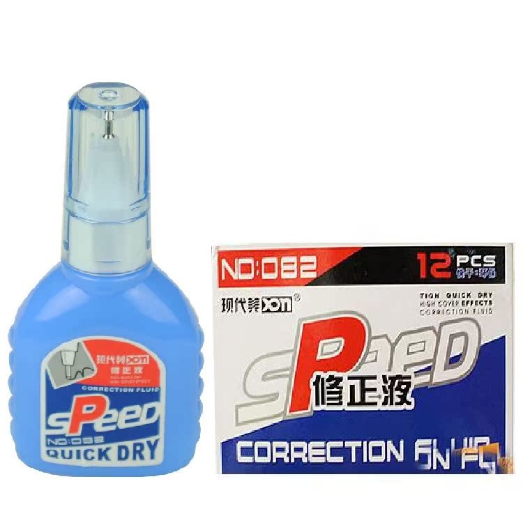 Modern beauty wholesale correction fluid quick-drying and environmental protection steel mouth correction fluid 082 (new era stationery)
