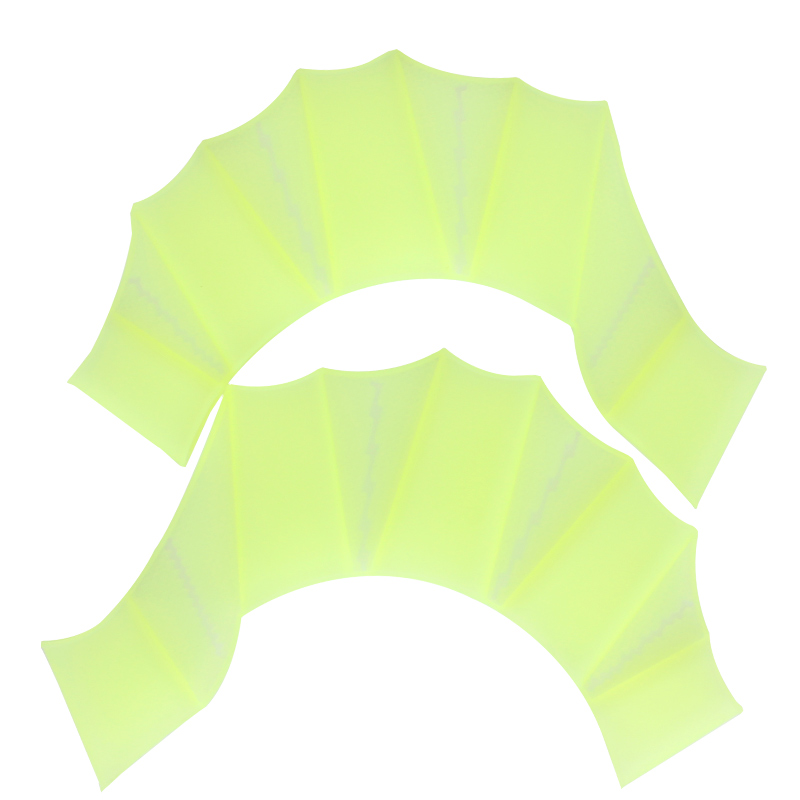 Swimming hand webbed paddling silicone finger cover Diving palm webbed Children's adult frog webbed swimming pool swimming training equipment