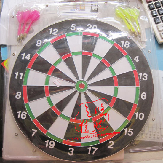 17 17 inch 43cm Pin Dart Suit Flying Javi Target Practice Dart Target Plastic Suction Packaging with configuration 6 Darts