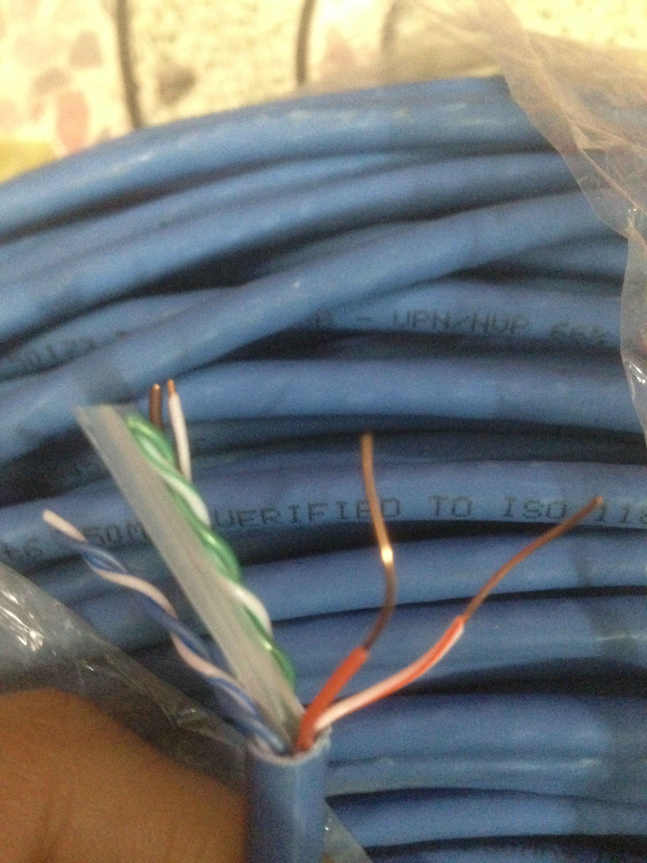 Import Wire New Five Class with Cross 8 Core Network Route Signal Line