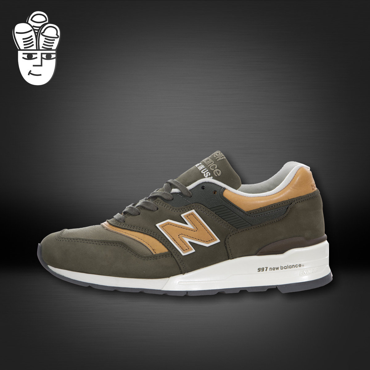 New Balance997 NB男子复古休闲鞋 总统慢跑鞋 美产限量m997