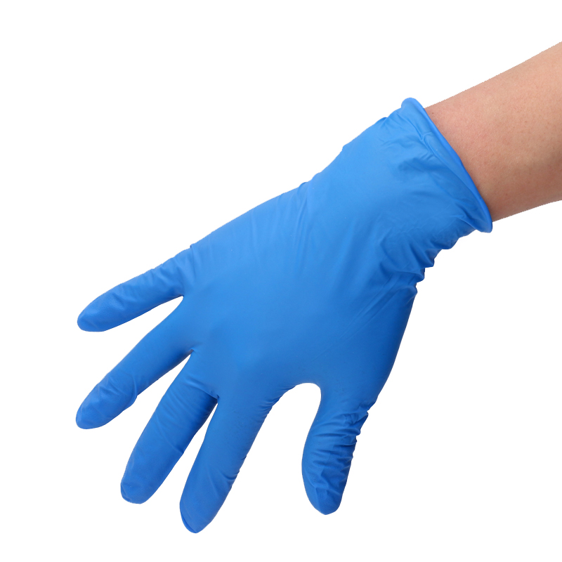 AMMEX APFNCHD Disposable Durable Nitrile Gloves Oil Resistance Acid Base Experimental Gloves Work