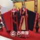 Classical Chinese style bride Hanfu wedding festive costume