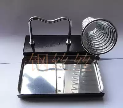 Square metal soldering iron holder electric soldering iron holder square soldering iron holder with tin plate metal soldering iron Holder
