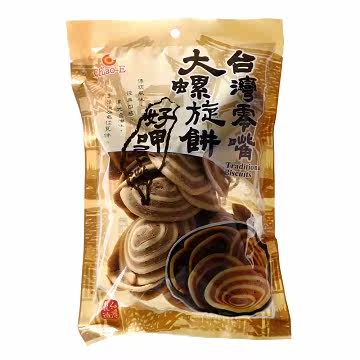 巧益 台湾零嘴大螺旋饼 190g官网直邮进口