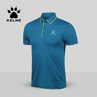 KELME Karle Áo thể thao và giải trí polo nam thoáng khí wicking áo sơ mi tay ngắn kinh doanh - Áo polo thể thao áo polo mlb