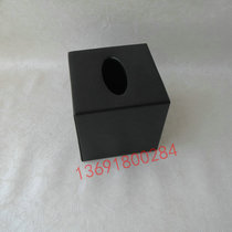 酒店宾馆餐厅单色皮质正方形纸巾盒抽纸盒家用韩版创意厂家直销