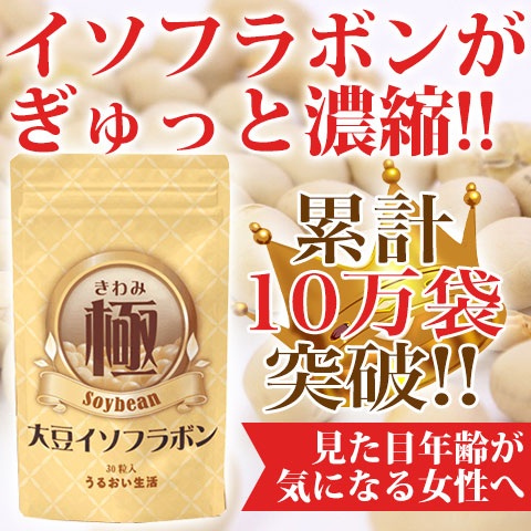 日本直邮 Acress极牌大豆异黄酮片 植物异黄酮补充雌激素美容养颜
