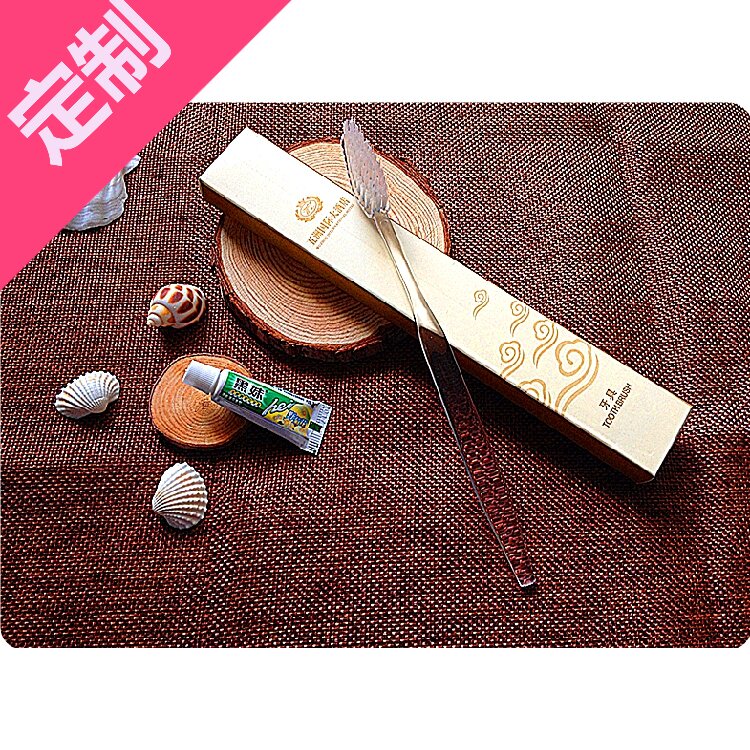 Star hotels disposable toothbrush black toothpaste suit Hotel room toiletries customized with toothbrush