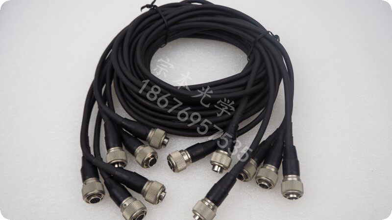 HRS Hirose 12PIN core Industrial Camera cable Threaded 12-pin male and female connector Split camera cable