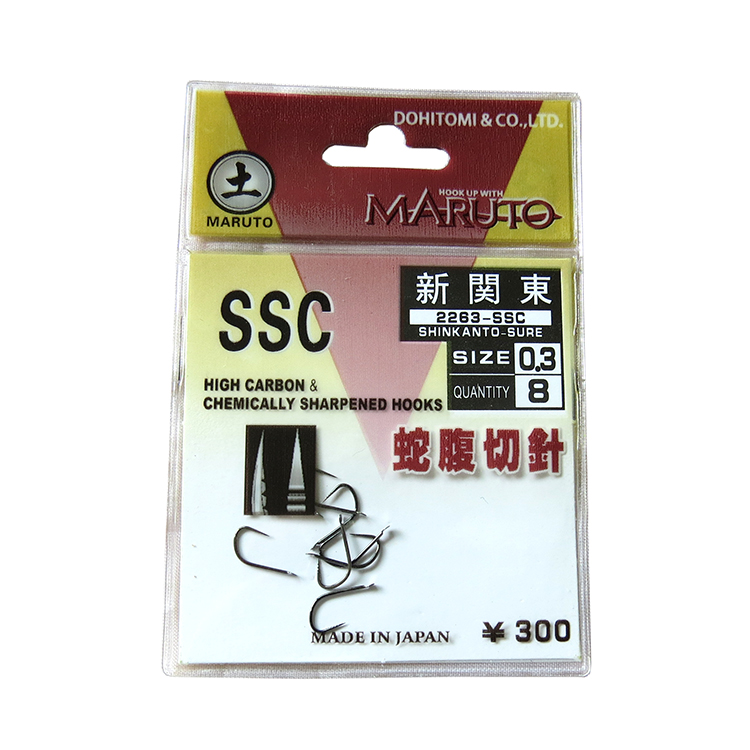 Soil and rich original imported new Kanto snake snake cutting needle crucian carp hook without barbs