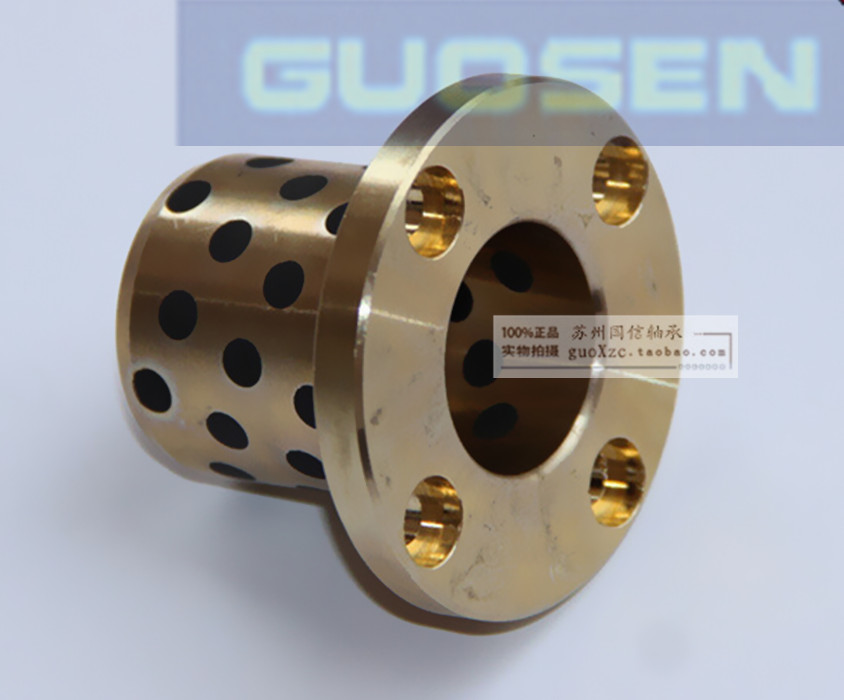 Copper sleeve LMF30 bearing JFB curling graphite copper sleeve 30*45*64 74*10 instead of LMF30 linear bearing