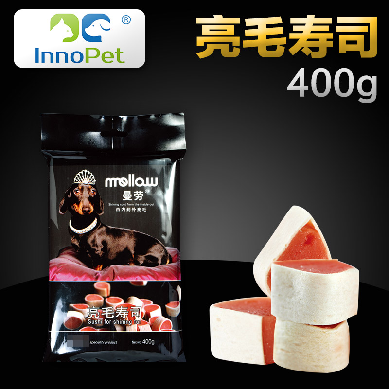 曼劳泰迪金毛宠物磨牙补钙训练训狗零食狗狗亮毛寿司狗食品400g
