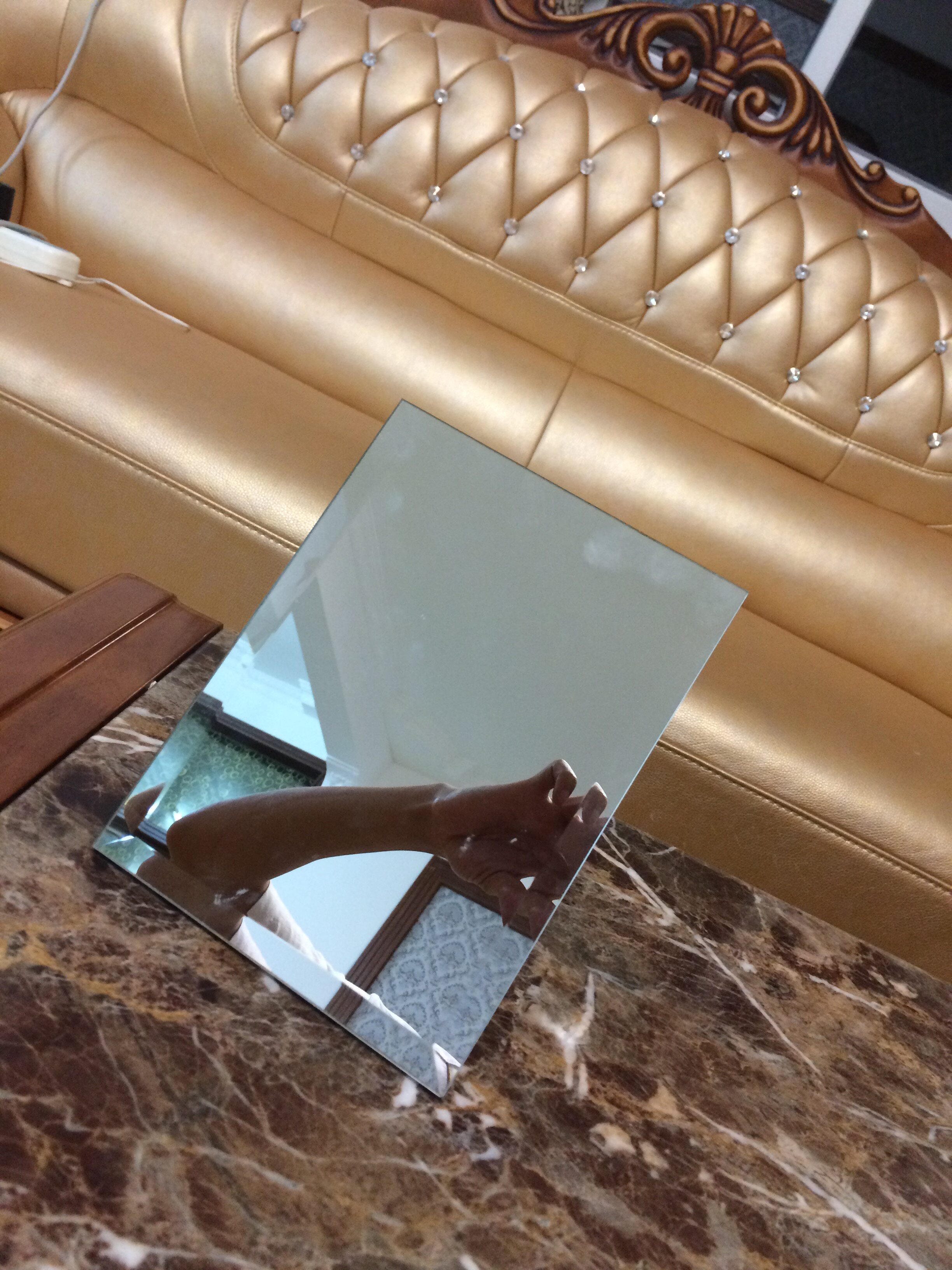 Home Swing Accessories Mirror Makeup Mirror Beauty Hair Lens Furnishing Mirror Creative Desk Mirror Portable Makeup Mirror