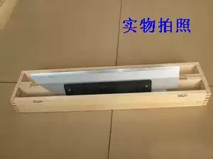 Magnesium aluminum alloy blade ruler magnesium aluminum straight angle ruler magnesium aluminum flat ruler 300x70x15mm