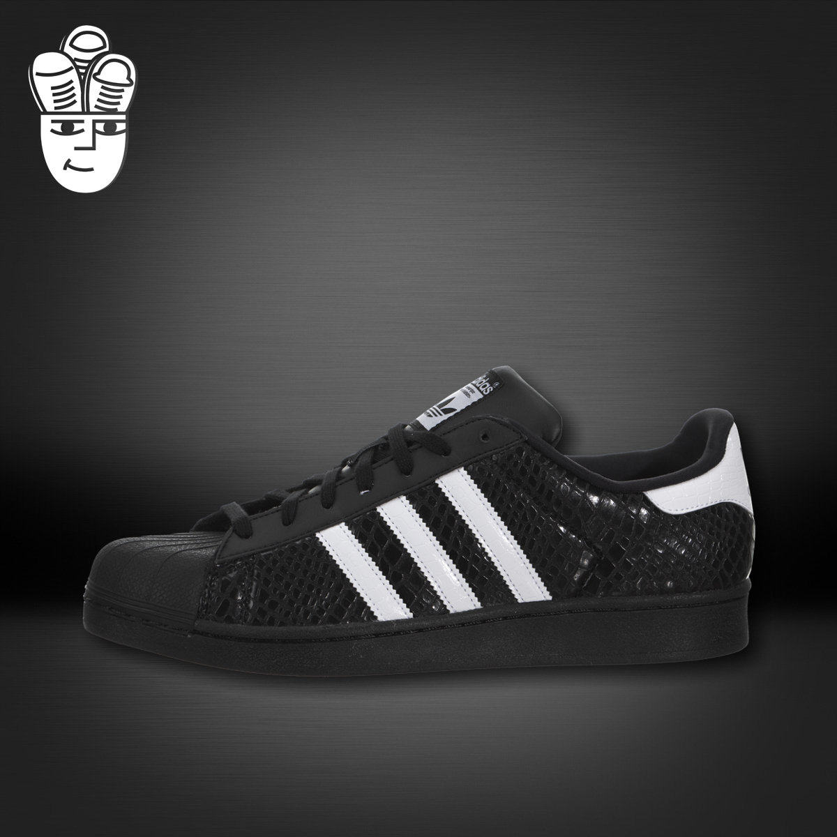 阿迪达斯 Adidas Superstar三叶草男子经典贝壳头板鞋 运动休闲鞋