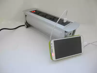 Desktop flip socket manual flip socket desktop socket manual electric flip plug multi-function junction box