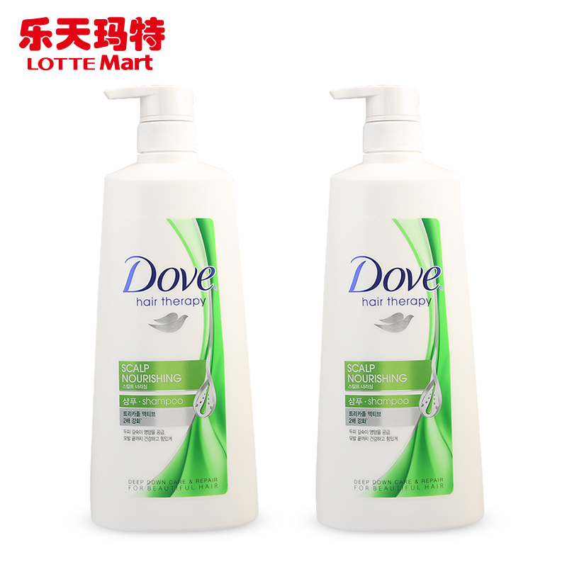 lottemart乐天玛特Dove/多芬洗发水780g*2清洁滋养头皮韩国直邮