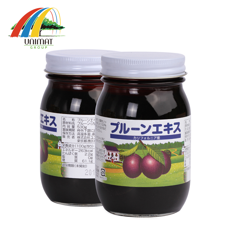 日本发 unimat美国加州蓝莓 果酱 面包果酱 酸甜可口开胃 530g/瓶