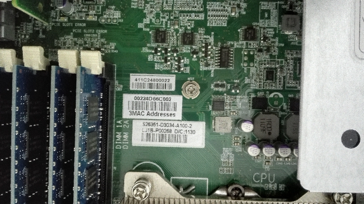 Fujitsu RX600 S5 Main Board S26361-D2870-A10 Dismantling Machine Spot