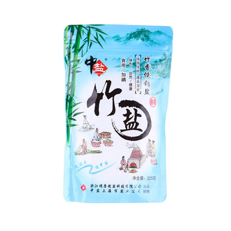 【天猫超市】中盐 竹香低钠盐 225g  食用盐  调味品 调味料