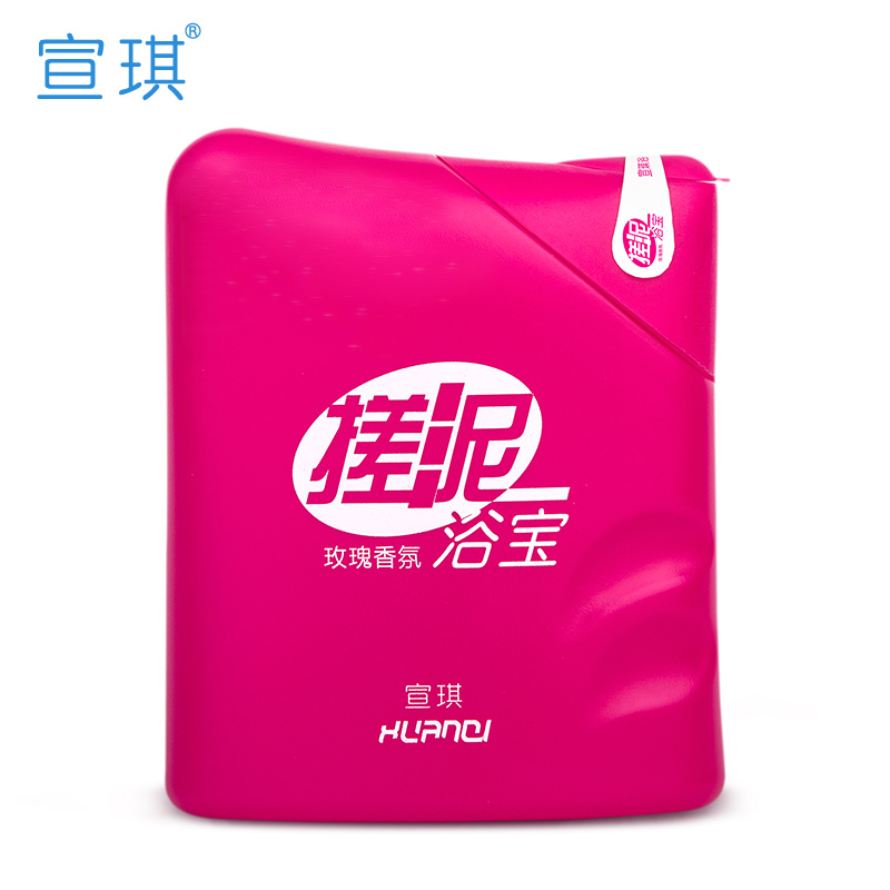 宣琪玫瑰搓泥浴宝搓澡泥 搓泥宝 玫瑰香氛去角质保湿润肤沐浴露