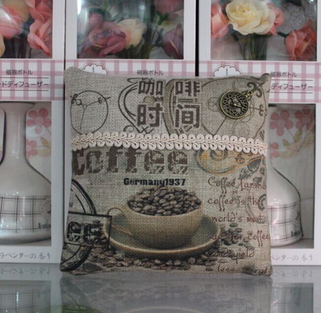 Antique vine coffee bean bamboo charcoal sachet in addition to formaldehyde and odor leisure quality refreshing car fragrance carbon bag gift