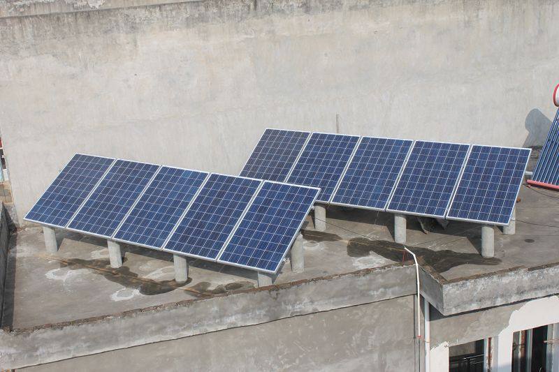 5kw 5kw roof distributed grid-connected solar photovoltaic power generation system power station for households in Pubei County
