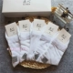 5 đôi vớ hươu nam vớ mỏng phần lưới bằng sợi tre nam vớ cotton nhẹ thoáng khí vớ 7w30