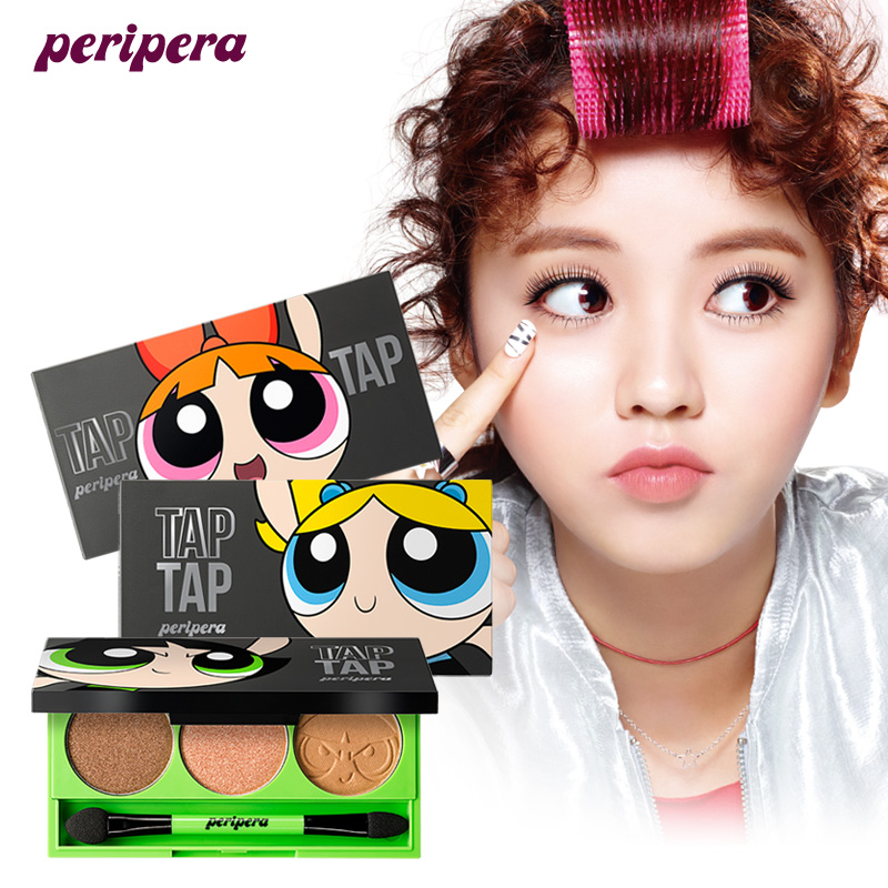 【新品】PERIPERA菲丽菲拉韩国官方正品飞天小女警三色眼影