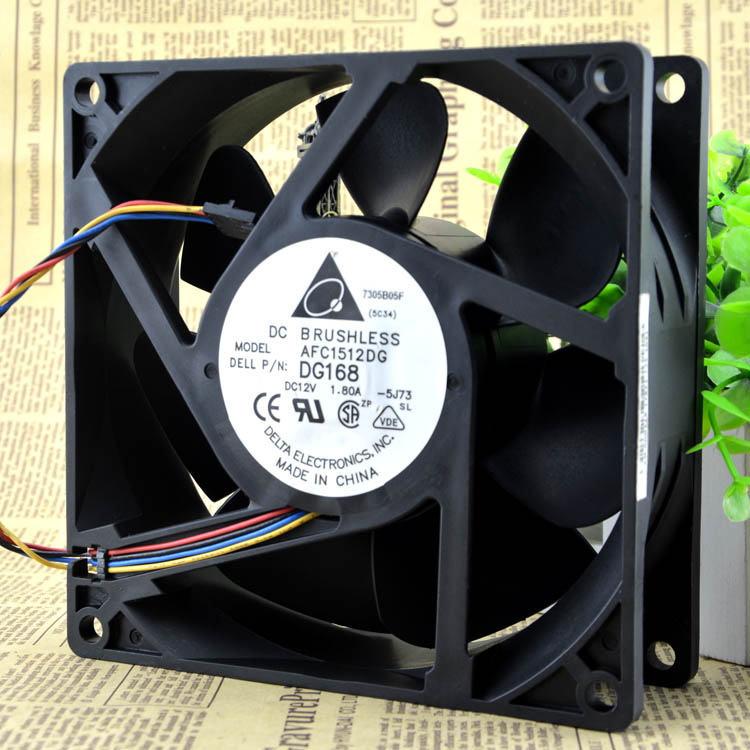 Delta 15050 12V 1 80A AFC1512DG DG168 15CM Large Air volume cooling fan 150*50