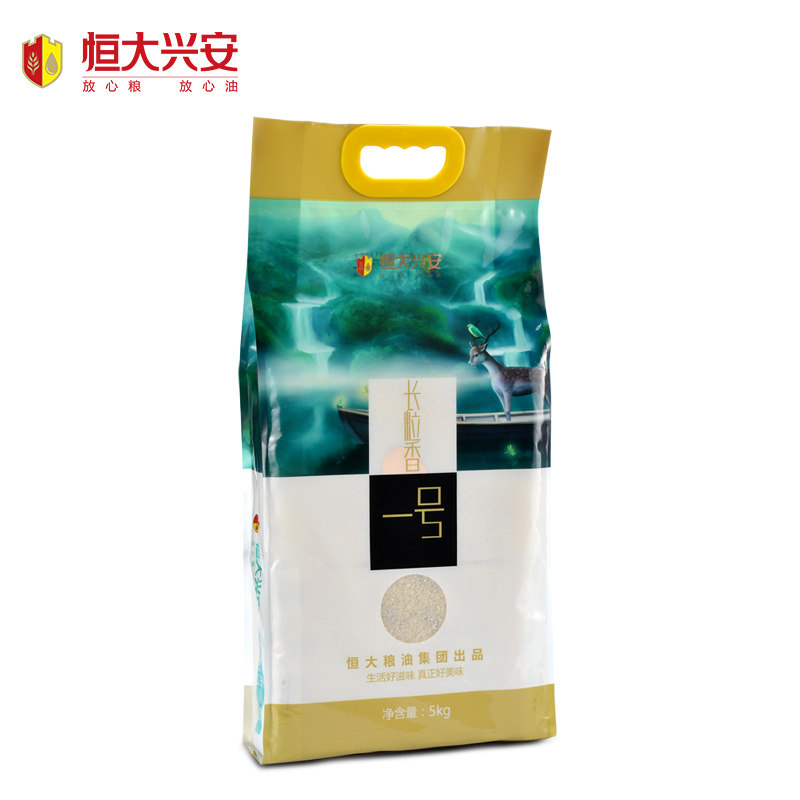 【天猫超市】恒大兴安长粒香一号5kg/袋  绿色健康非转基因大米