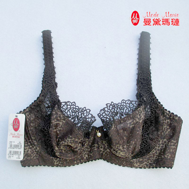 Mandemayian underwear counter sexy ultra-thin gathered 70C 70F cup bra R86116