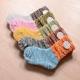 Tất len ​​trẻ em vớ dày vớ Hàn Quốc mùa đông và mùa đông cotton hoang dã vớ công chúa bé gái vớ quần tất giả bốt cho bé gái Vớ