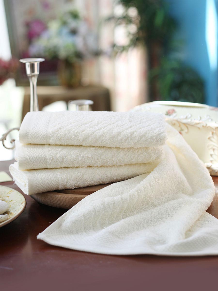 terry palmer|米色收获季节埃及棉面巾3条装