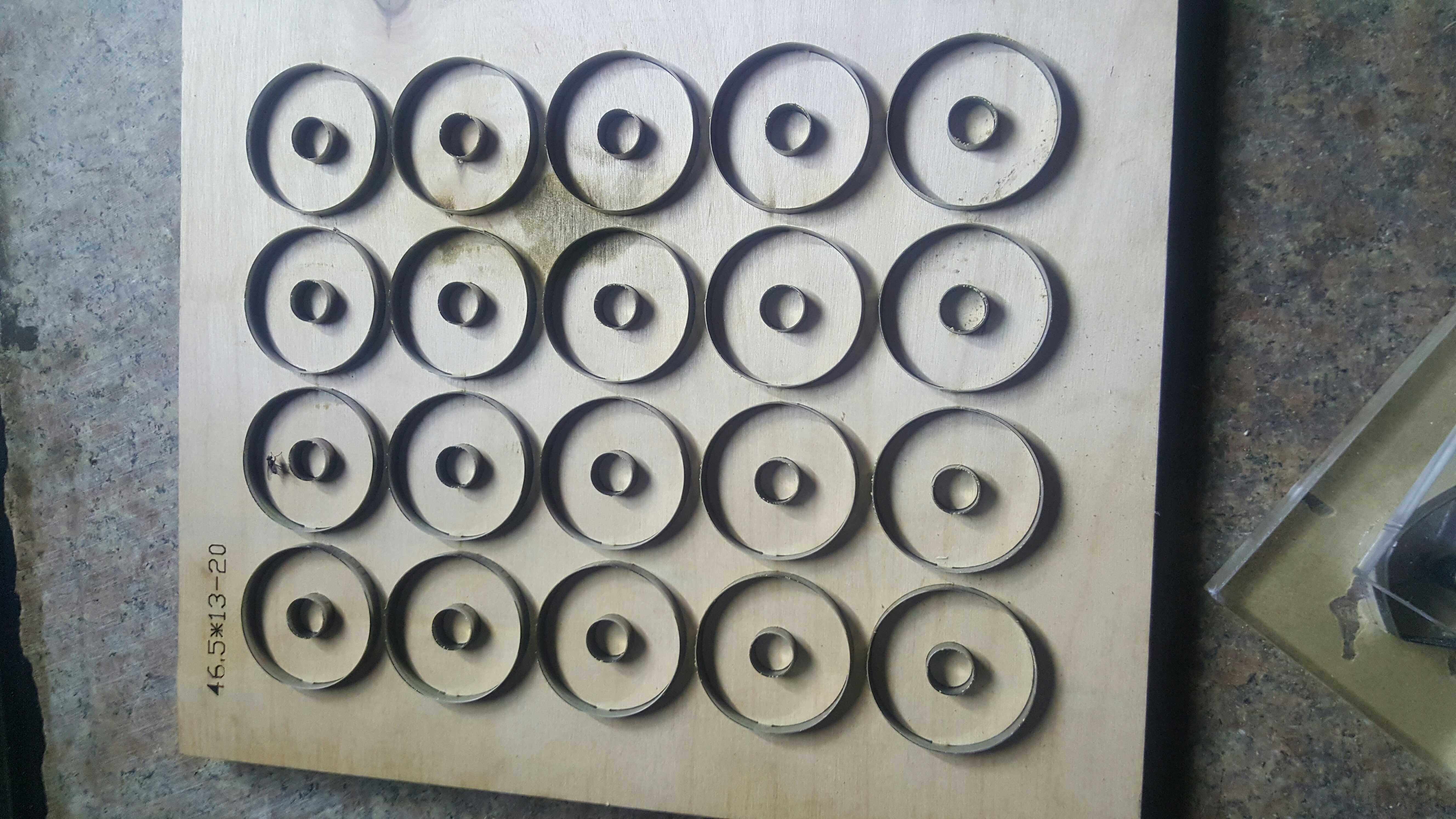 Customized laser knife mold Concentric circle gasket knife mold Gasket knife mold