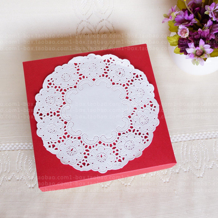 (Stock) 6 5 inch cake paper lace paper dessert paper flower pad paper flower bottom paper baking paper